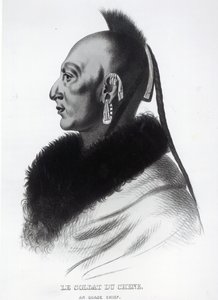 Le Soldat du Chene, un jefe Osage de American School